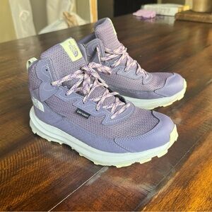 The North Face Kids Waterproof Boots - Purple and Pink